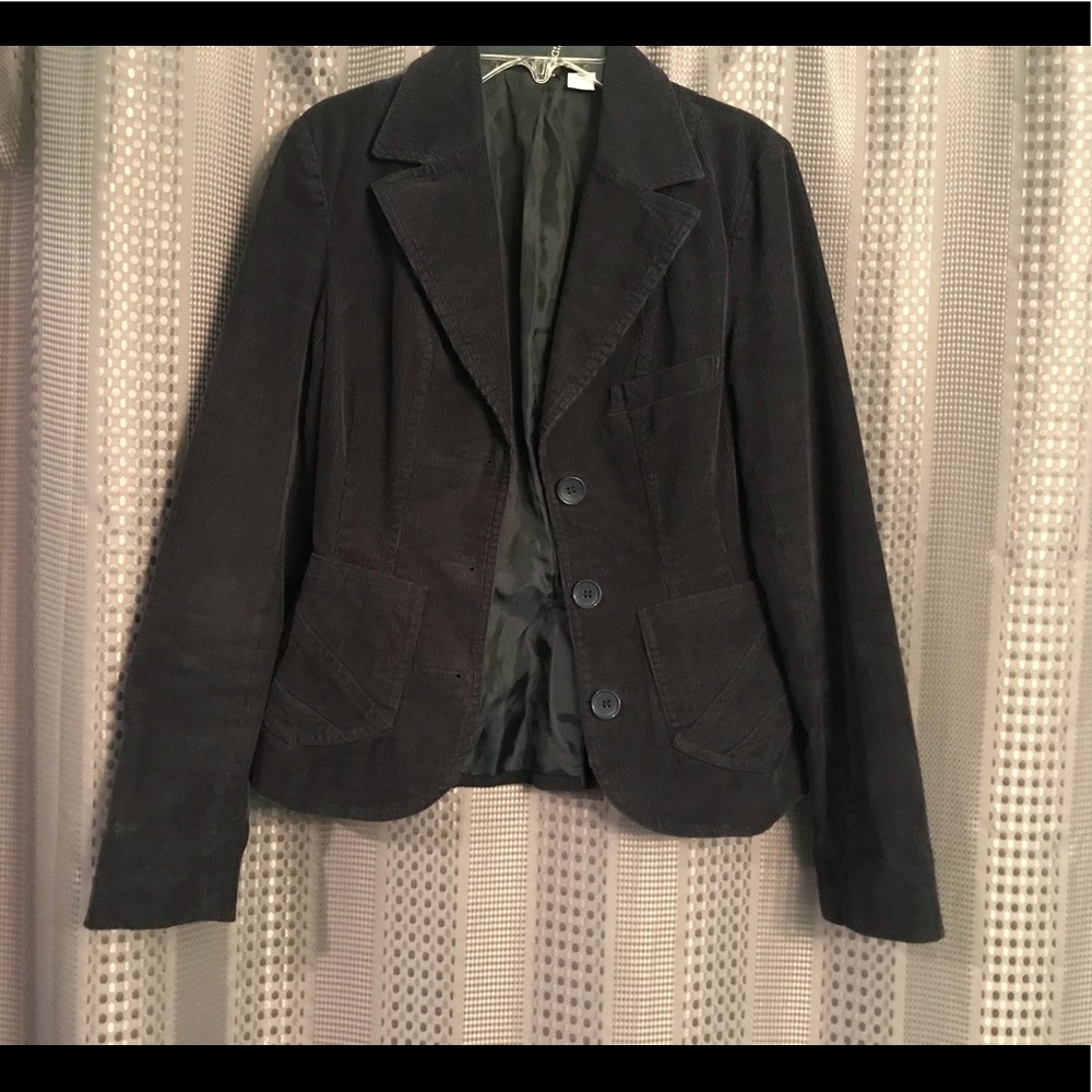 Dark Blue Size 4 Blazer Jacket DIVIDED H&M